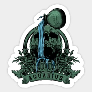 Darkside of Aquarius Sticker